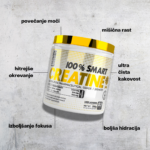 100% Smart Creatine - 250 g - slika 2