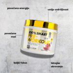 100% Smart Pre-workout - 312.5 g - slika 2