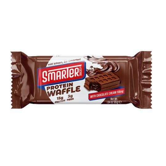 waffle-choco-1 Smarter Snacks Proteinski Waffle - 55g - slika 1